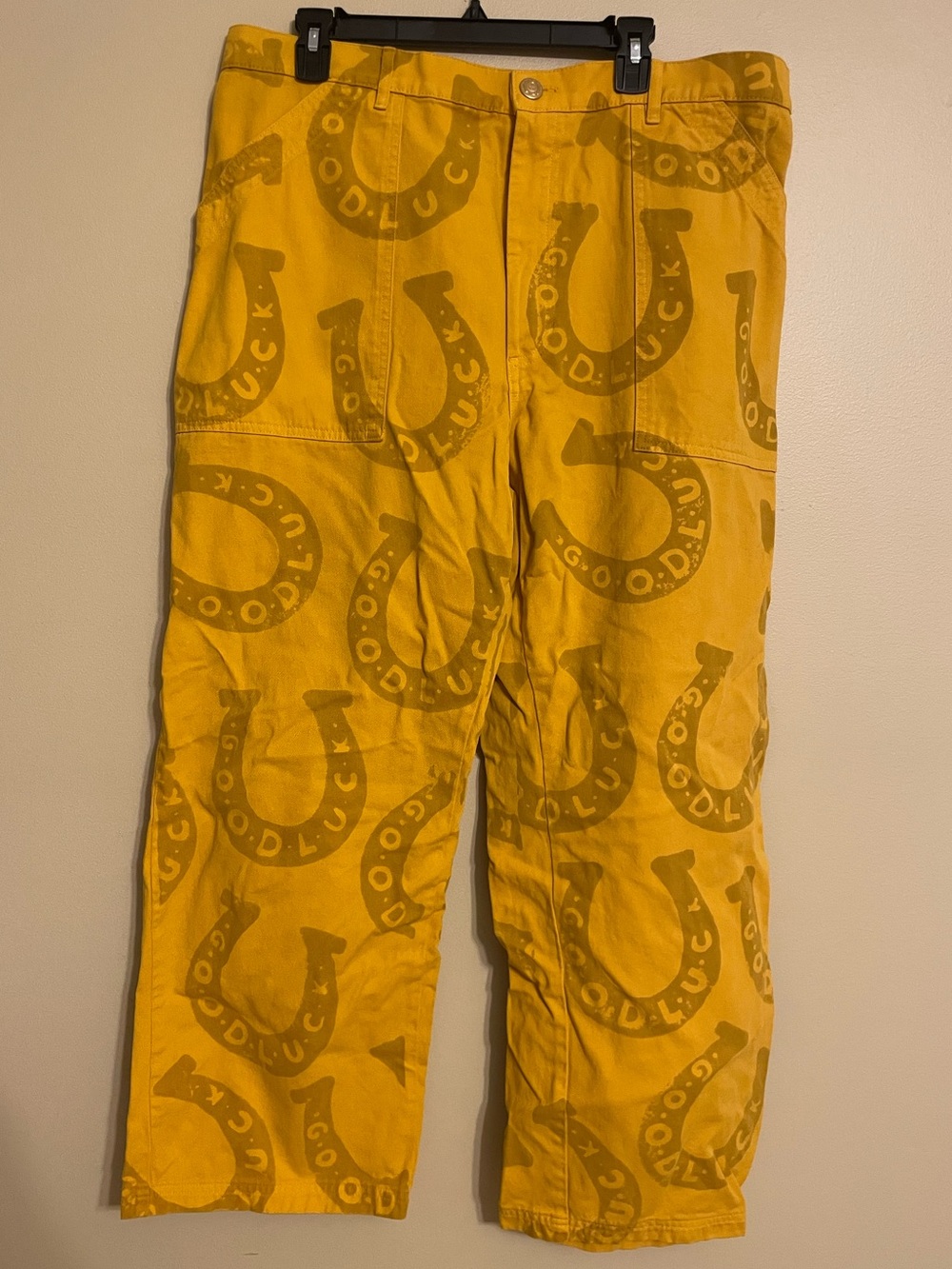 Big Bud Press work pants limited rare Golden Horseshoes size 0XL